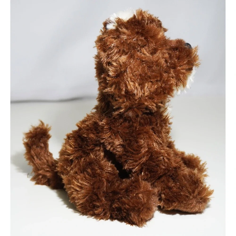Douglas Cuddle Toys Bosco Chocolate Labradoodle Dog Stuffed Animal Plush 8